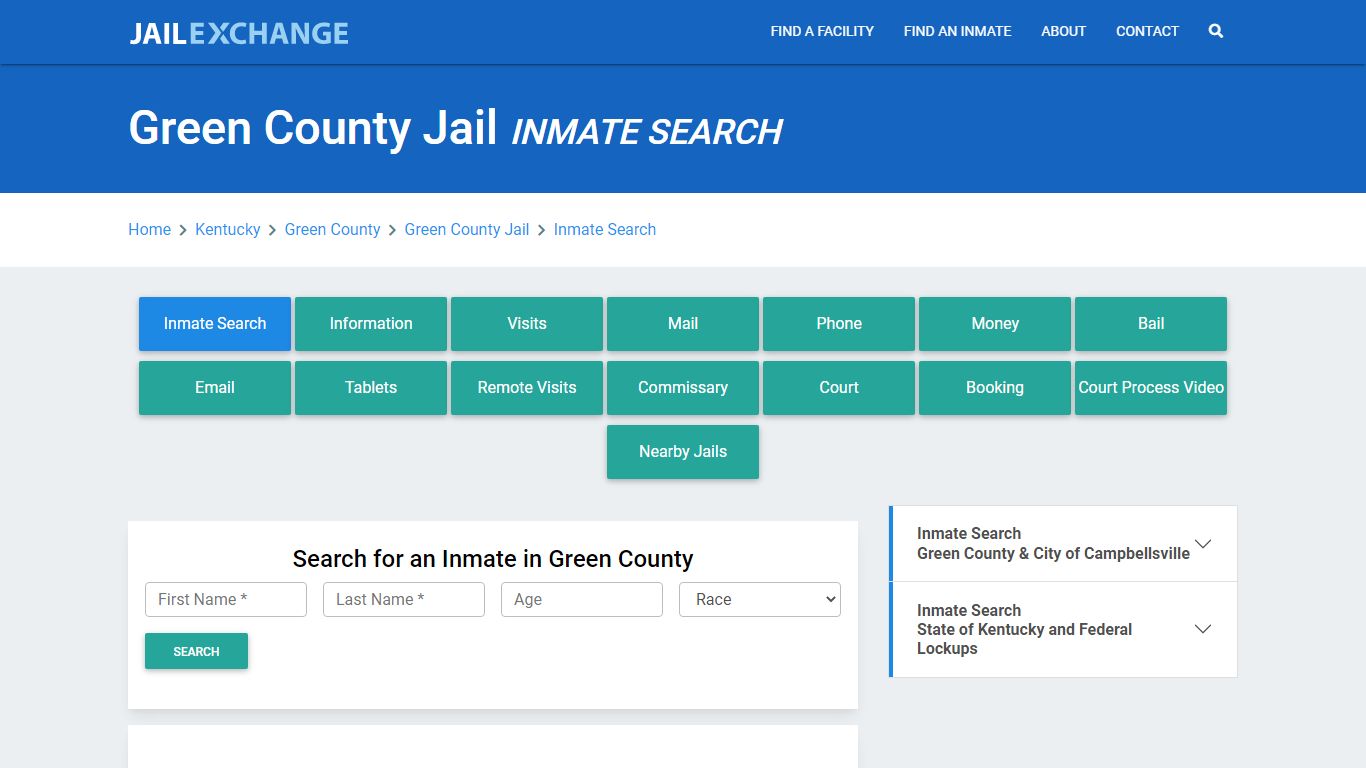 Green County Jail, KY Inmate Search: Roster & Mugshots