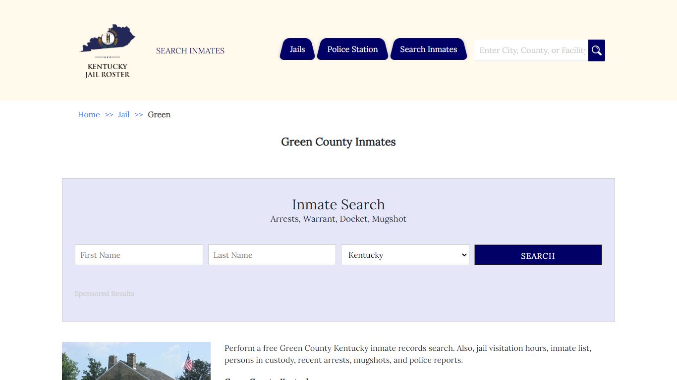 Green County Inmates - Jail Roster Search